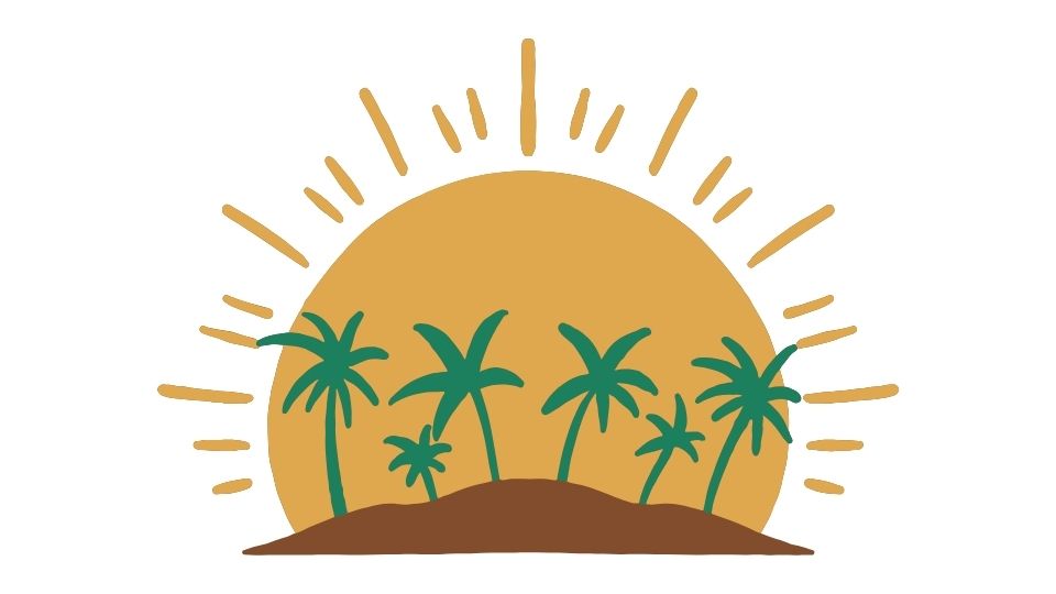 beach fun illustration