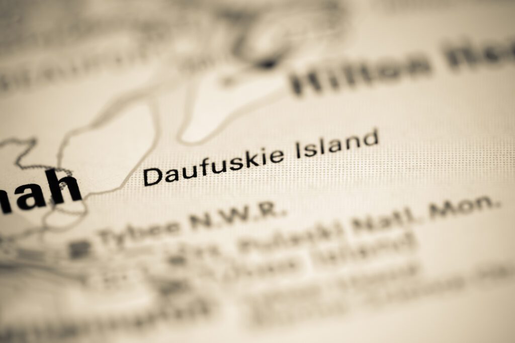 map of daufuskie island