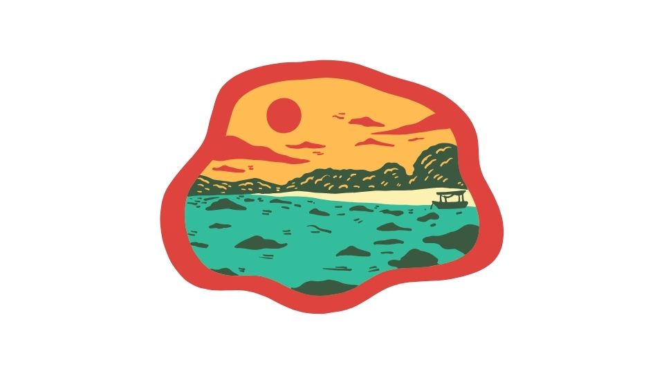 illustration od island