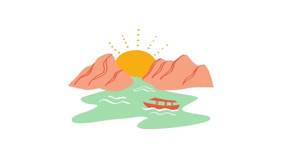 illustration od island